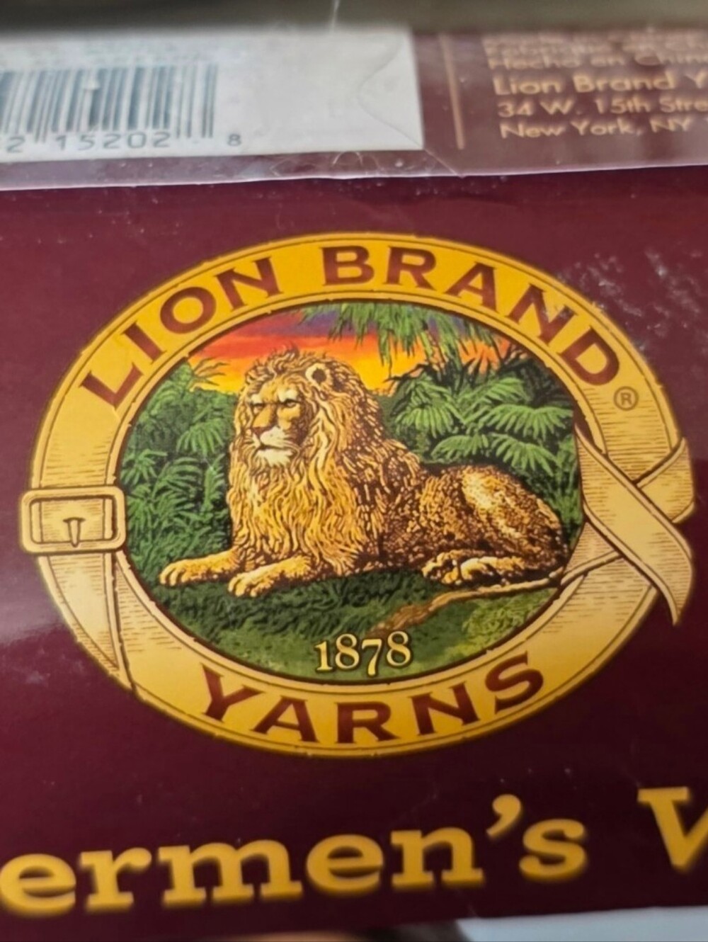 4 Skeins Lion Brand Fisherman 78% Virgin Wool Yarn Birch Tweed 348 Yds per Skein - Picture 2 of 6